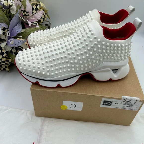 Louboutin Shoe Christian Louboutin Spike Sock Donna Christian